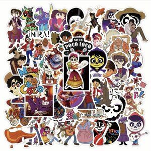 DISNEY CoCo Movie Cartoon Stickers (25 Piece) SO CUTE!‎